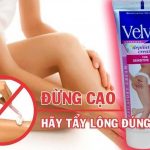 Sử dụng kem tẩy lổng Velvet an toàn và hiệu quả