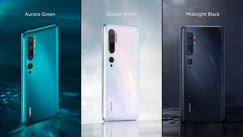 Xiaomi Mi Note 10 Pro sẽ bao gồm 3 phiên bản màu sắc