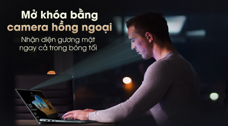 Mở khóa bằng gương mặt trên laptop Asus ZenBook Duo UX481F Mở khóa bằng gương mặt trên laptop Asus ZenBook Duo UX481F