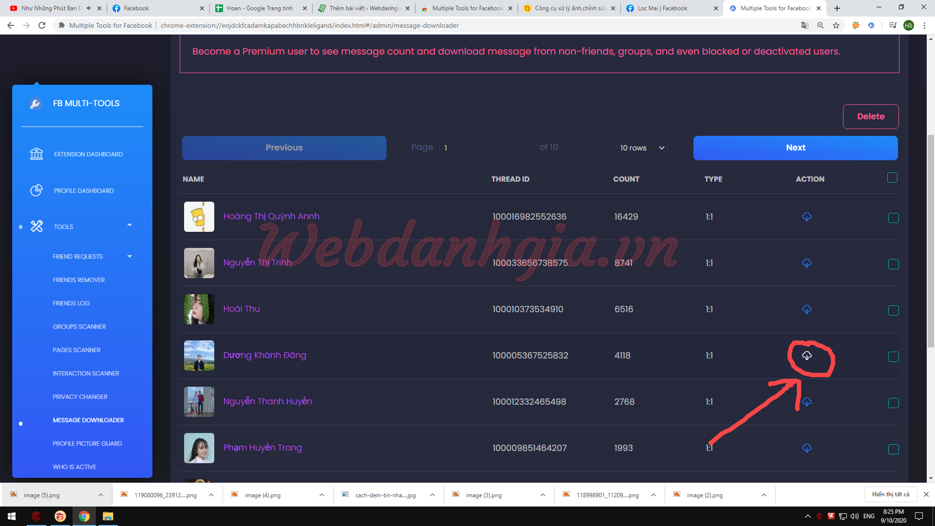 Xem tin nhắn đầu tiên trên facebook? Đếm số tin nhắn trên facebook Xem tin nhắn đầu tiên trên facebook? Đếm số tin nhắn trên facebook