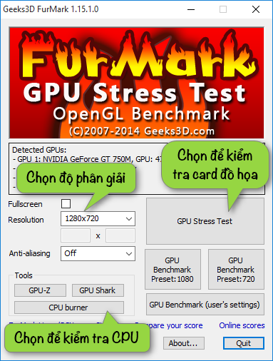 Kiểm tra xem card màn hình có bị lỗi hay không? Bán card màn hình hỏng