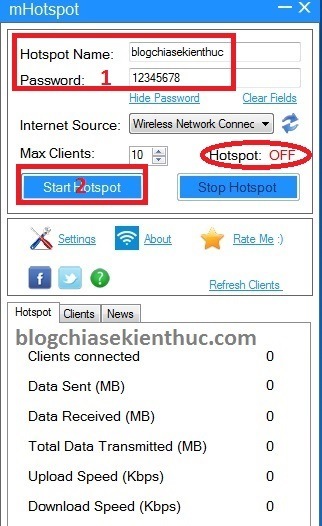 Cách phát wifi từ laptop windows 10 Phần mềm phát WiFi miễn phí mHotspot, đơn giản & hiệu quả