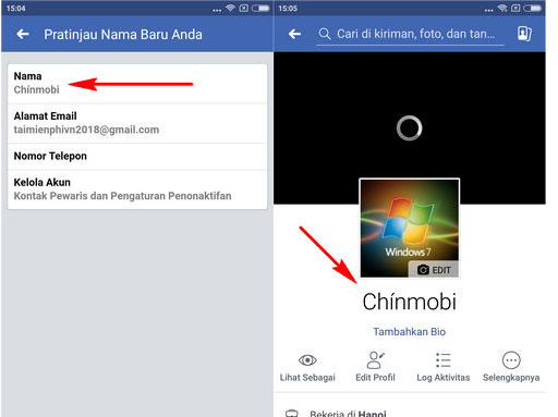 doi ten facebook 1 chu tren dien thoai iphone doi ten facebook 1 chu tren dien thoai iphone