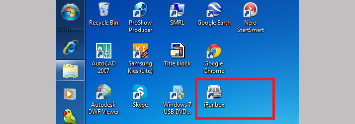 Kết nối bằng iFunbox