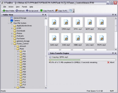 Và đây là điều được chờ đợi nhất. IFunbox có thể giúp bạn lưu trữ dữ liệu và tải nhạc, video vô cùng tiện lợi ...