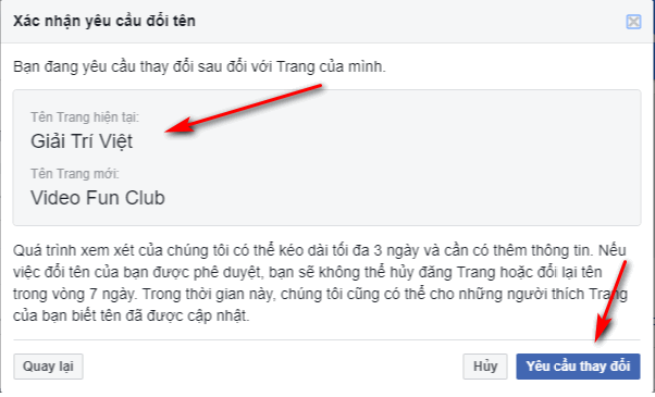 Cách đổi tên trang Facebook rất đơn giản, ai cũng có thể làm được Cách đổi Tên Page Nhiều Lần