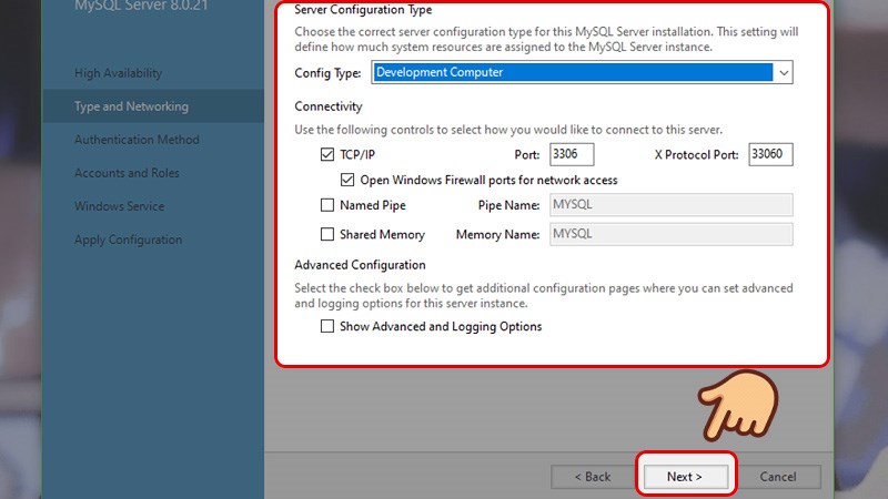 Tại bảng cài đặt mạng, hãy chỉnh theo ý muốn hoặc giữ nguyên như cài đặt chuẩn của nhà sản xuất và chọn Next Tại bảng cài đặt mạng, hãy chỉnh theo ý muốn hoặc giữ nguyên như cài đặt chuẩn của nhà sản xuất và chọn Next