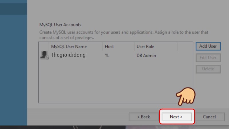 Chọn Next Chọn Next