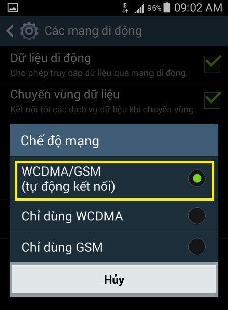 khắc phục mạng 4g yếu