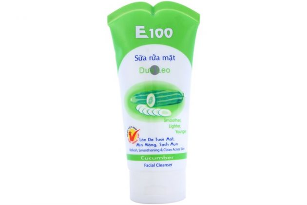 Đánh giá sữa rửa mặt E100 - Thương hiệu của người Việt Sữa Rửa Mặt E100 Dưa Leo Có Tốt Không
