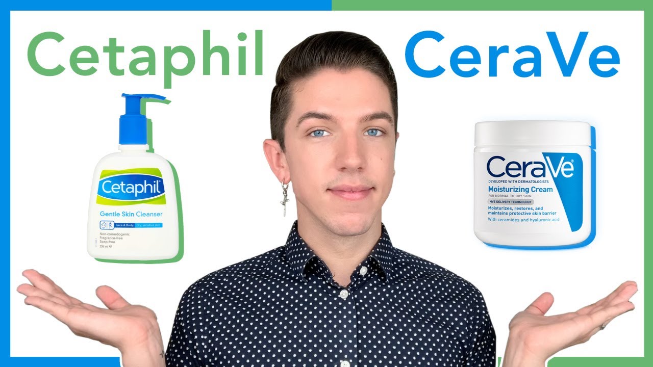 sữa rửa mặt cerave và cetaphil