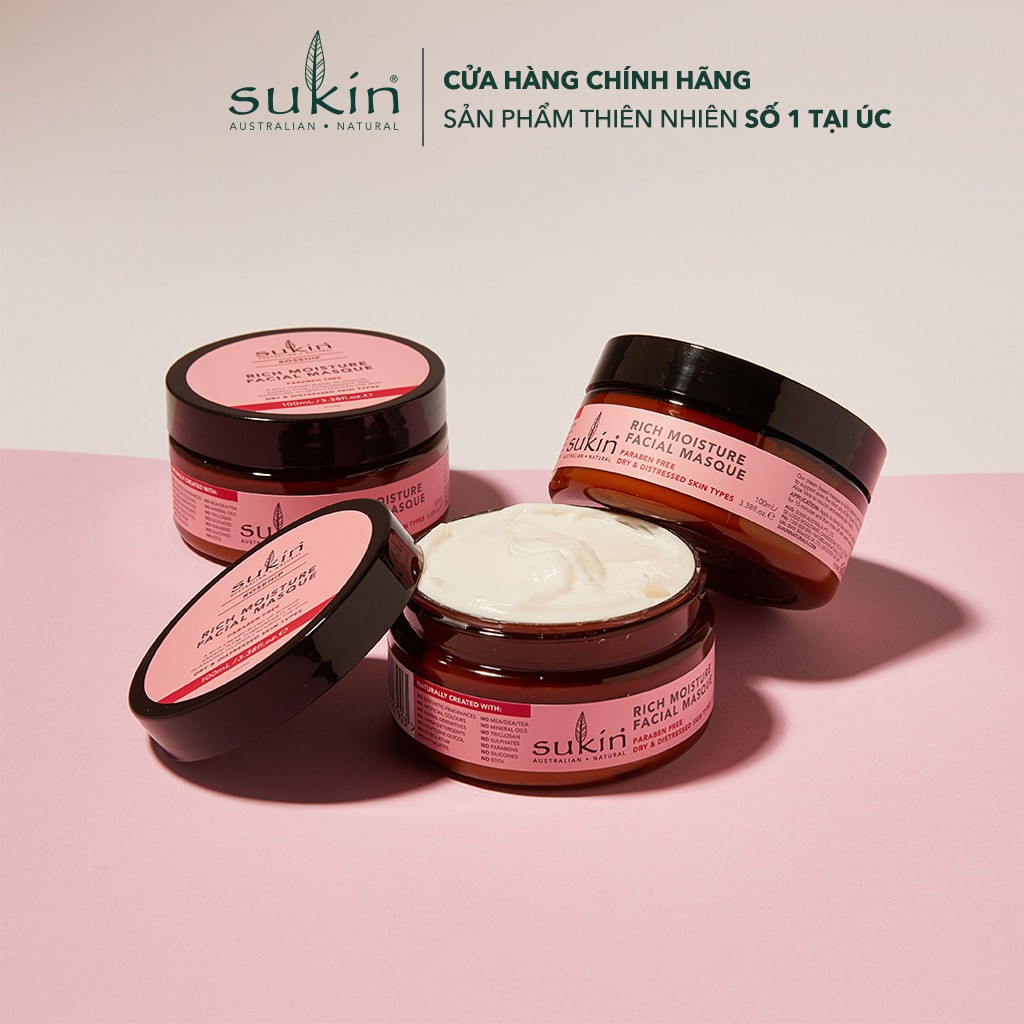 Top 6 sản phẩm chăm sóc da Sukin được yêu thích nhất Mặt Nạ Dưỡng Ẩm Tầm Xuân Sukin Rosehip Rich Moisture Facial Masque 100ml | Shopee Việt Nam