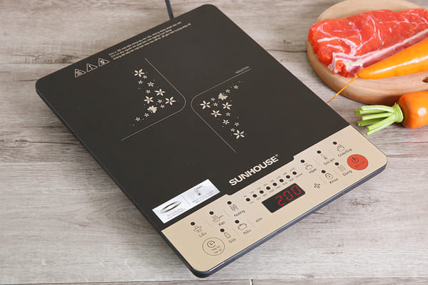 Bếp từ Sunhouse có bền không? Loại nào đáng mua nhất? Bếp điện từ siêu mỏng Sunhouse SHD 6861