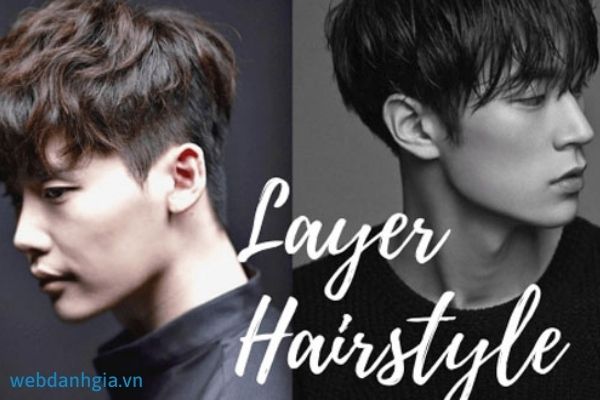 Tóc layer xoăn sóng nước