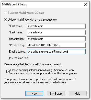 Mathtype 6.9 setup Mathtype 6.9 setup