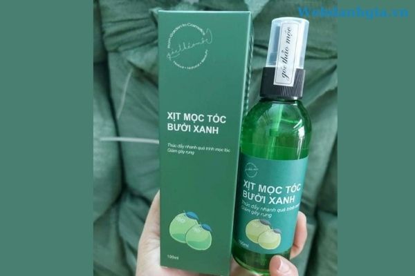 Xịt mọc tóc bưởi xanh - Tinh dầu dưỡng tóc Xịt mọc tóc bưởi xanh - Tinh dầu dưỡng tóc