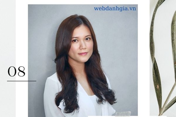 Tóc phối 2 màu loang nhẹ ở đuôi tóc Tóc phối 2 màu loang nhẹ ở đuôi tóc