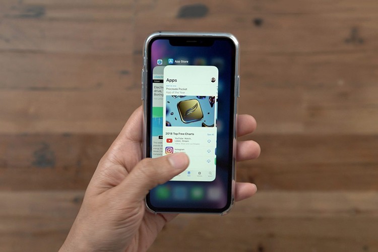 Làm mới ứng dụng nền