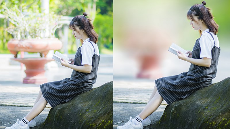 Chụp ảnh xóa phông