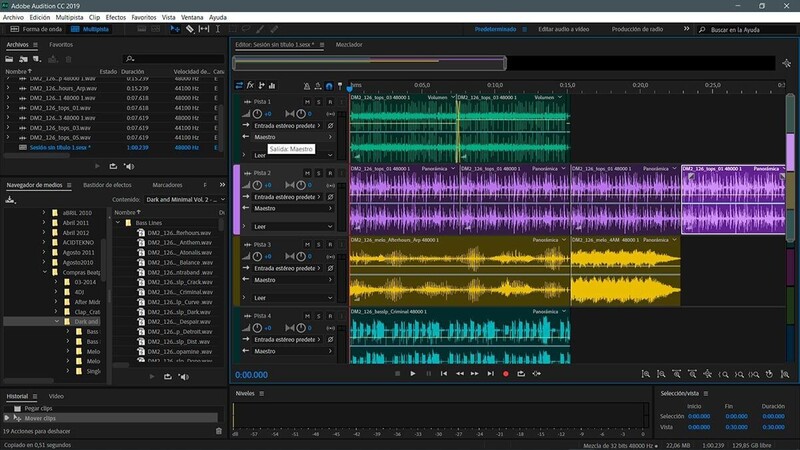 Giao diện Adobe Audition CS6 cơ bản Giao diện Adobe Audition CS6 cơ bản