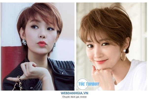 Tóc Tomboy mái xéo duyên dáng cực chất Tóc Tomboy mái xéo duyên dáng cực chất