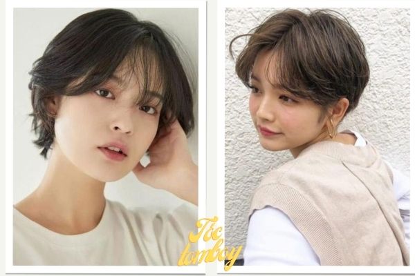 Tóc Tomboy cho mặt vuông giúp đường nét trên mặt mềm mại hơn Tóc Tomboy cho mặt vuông giúp đường nét trên mặt mềm mại hơn