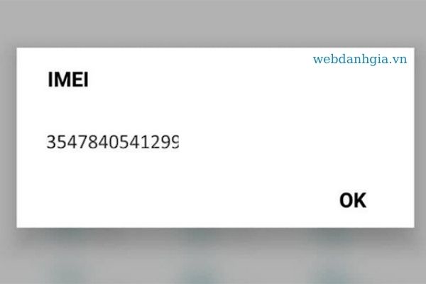 Mã số IMEI trên điện thoại iphone Mã số IMEI trên điện thoại iphone