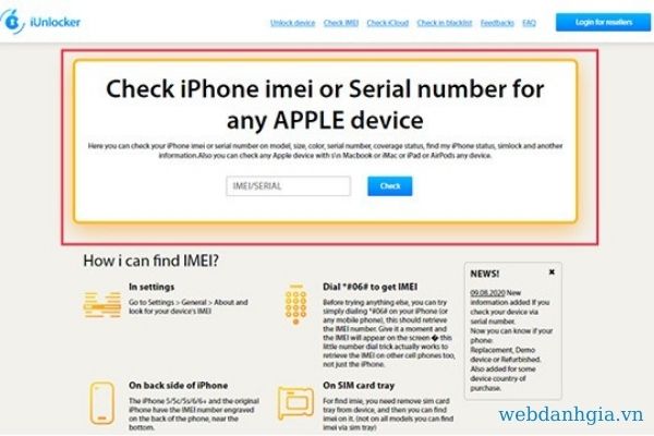 Website check imei iunlocker Website check imei iunlocker