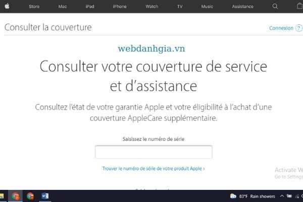 Web check IMEI iPhone của Apple Web check IMEI iPhone của Apple