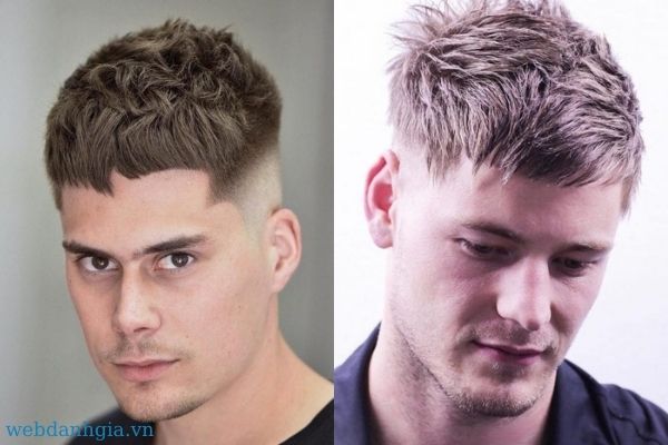 Tóc undercut ngắn dựng Tóc undercut ngắn dựng