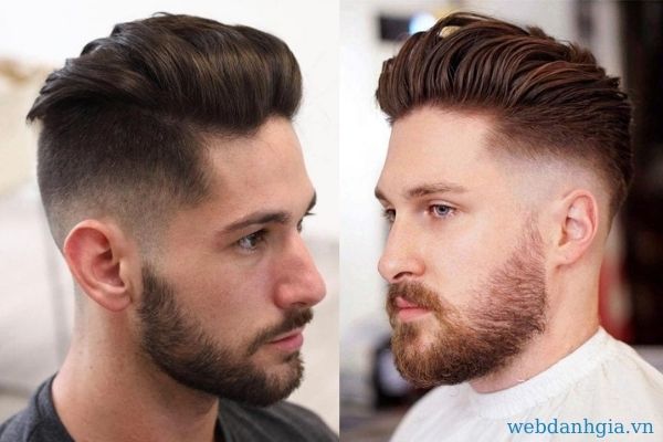 Tóc undercut nam vuốt ngược Tóc undercut nam vuốt ngược