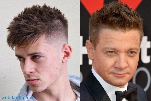 Tóc undercut dựng Tóc undercut dựng