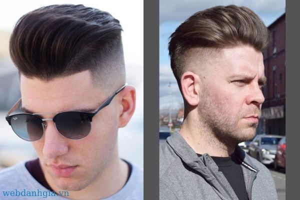 Tóc undercut dài phồng vuốt ngược Tóc undercut dài phồng vuốt ngược