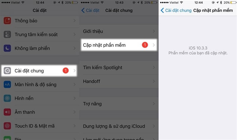 Iphone chạy nhanh hơn nhờ cập nhật mới nhất Iphone chạy nhanh hơn nhờ cập nhật mới nhất