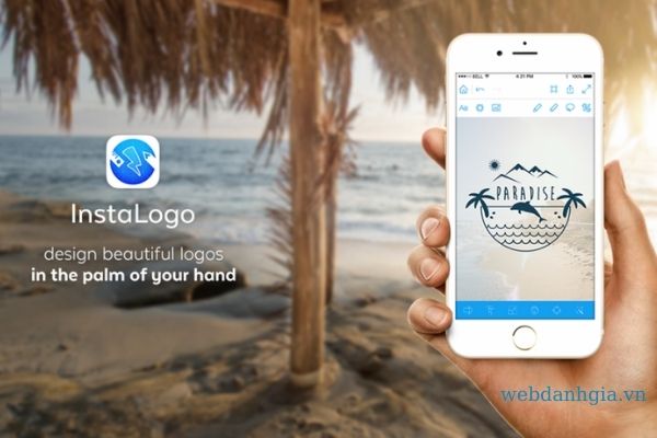 Thiết kế logo trên iphone với InstaLogo Thiết kế logo trên iphone với InstaLogo