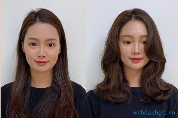 Tóc chữ C dành cho khuôn mặt vuông Tóc chữ C dành cho khuôn mặt vuông