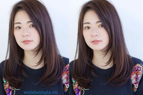 Tóc chữ C mặt tròn Tóc chữ C mặt tròn