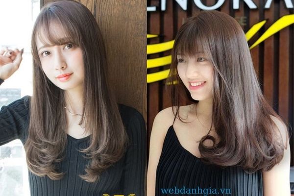 Tóc uốn cụp đuôi chữ C ngang lưng Tóc uốn cụp đuôi chữ C ngang lưng