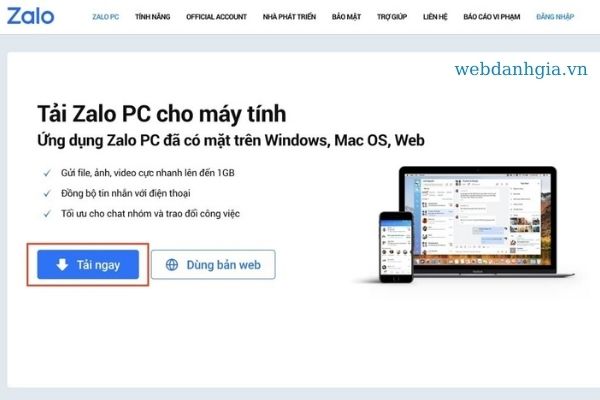Hướng dẫn tải zalo trên máy tính bàn Pc Hướng dẫn tải zalo trên máy tính bàn Pc
