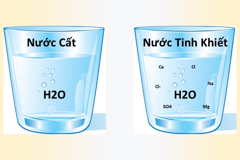 nước RO và nước cất